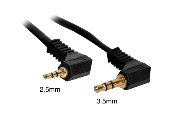 3.5mm vs 2.5mm plug comparison